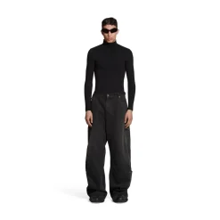 Pantaloni Cargo in Nero