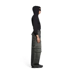 Pantaloni Cargo in Nero