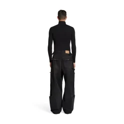 Pantaloni Cargo in Nero