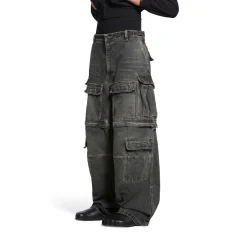 Pantaloni Cargo in Nero