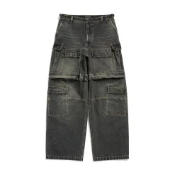 Pantaloni Cargo in Nero
