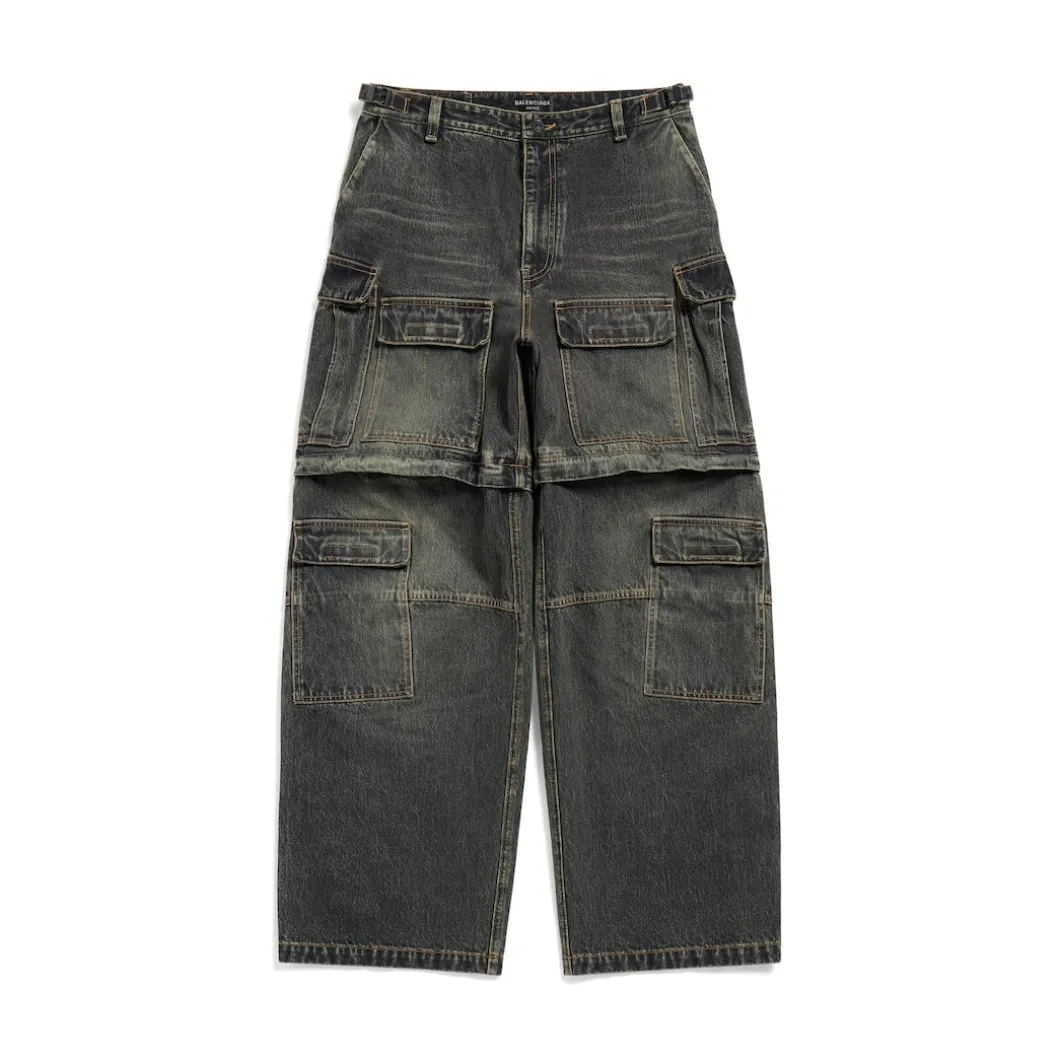 Pantaloni Cargo in Nero