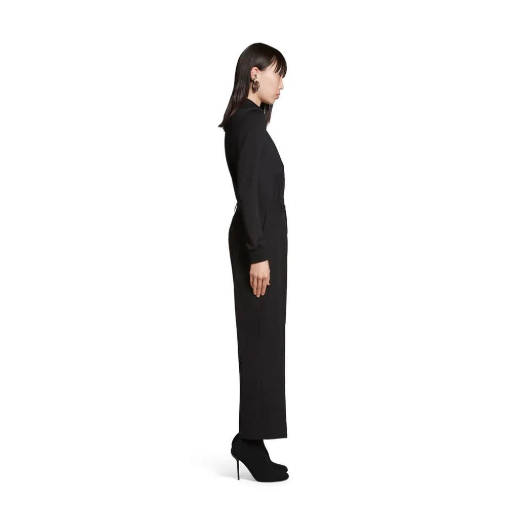 Pantaloni Cropped in Nero