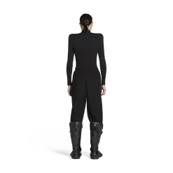 Pantaloni Da Tuta Baggy Political Campaign in Nero
