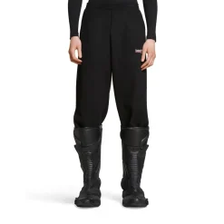 Pantaloni Da Tuta Baggy Political Campaign in Nero