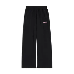Pantaloni Da Tuta Baggy Political Campaign in Nero