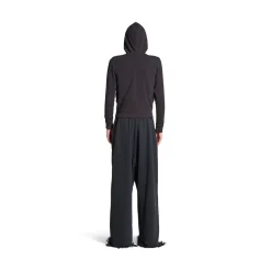 Pantaloni Da Tuta Cropped Unity Sports Icon in Nero/bianco