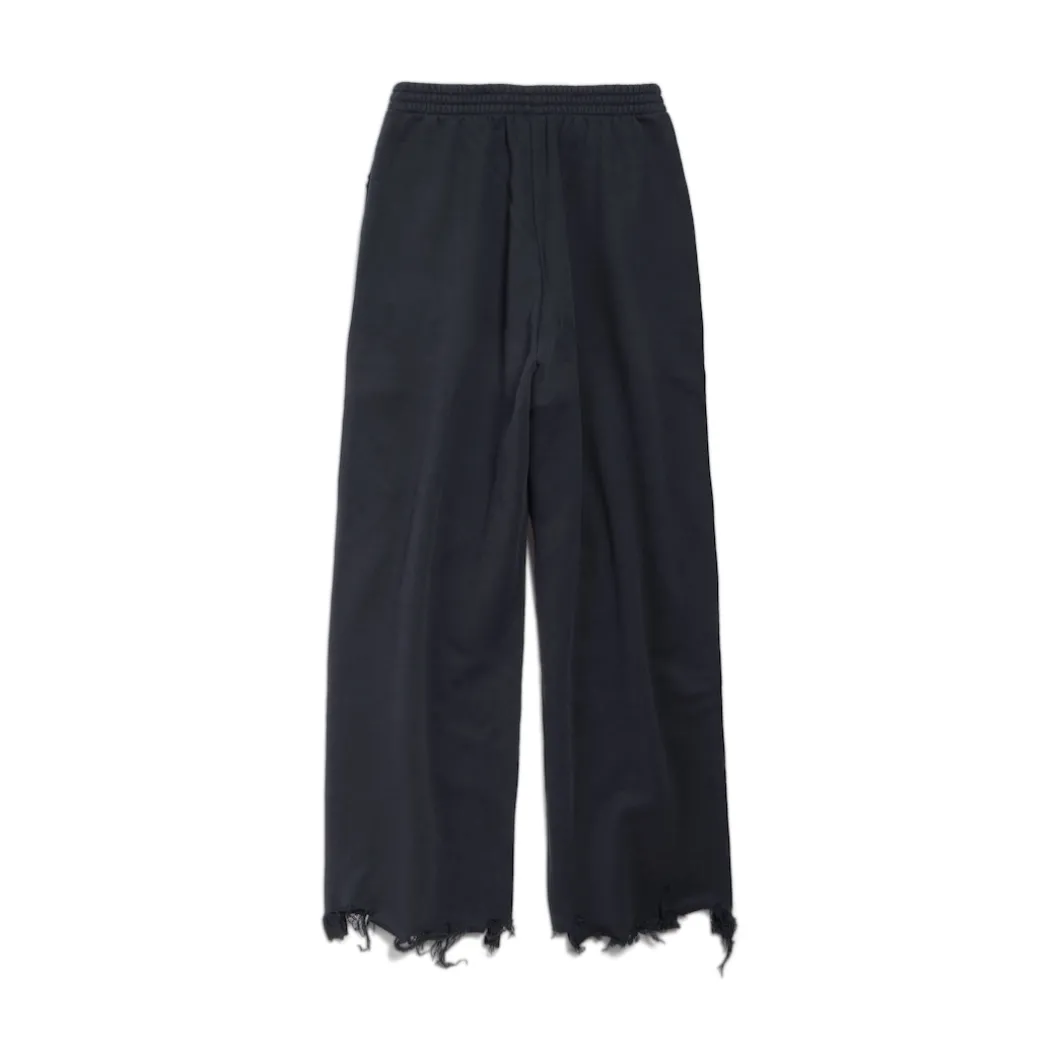 Pantaloni Da Tuta Cropped Unity Sports Icon in Nero/bianco