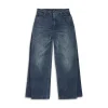 Pantaloni Double Front in Blu Scuro