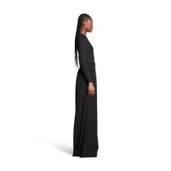 Pantaloni Double Front in Nero
