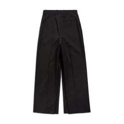 Pantaloni Double Front in Nero
