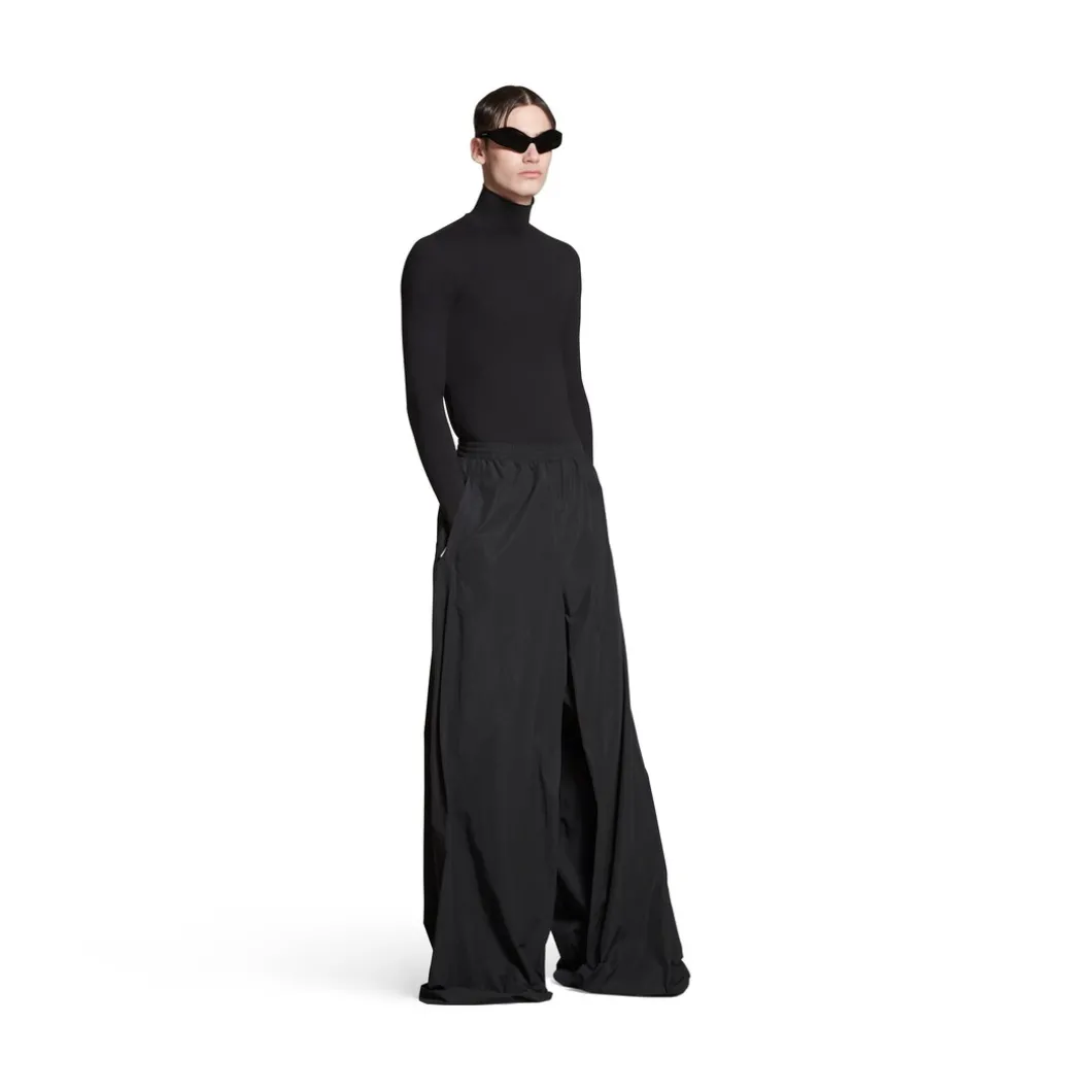 Pantaloni Double Front Tracksuit in Nero