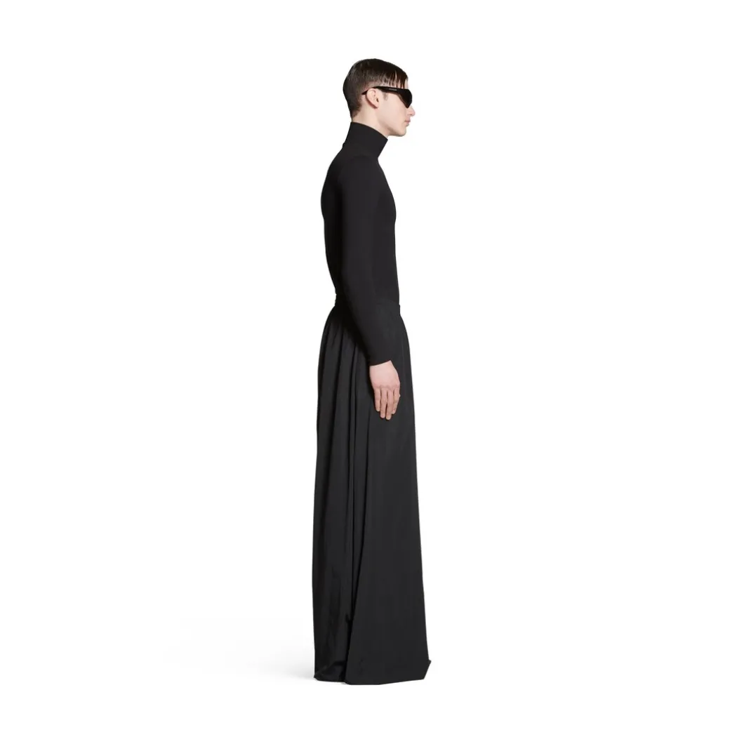 Pantaloni Double Front Tracksuit in Nero