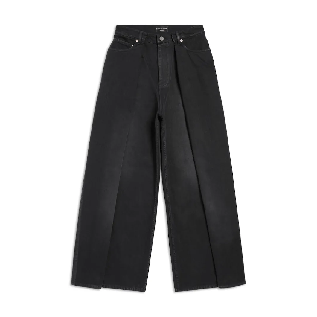 Pantaloni Double Side in Nero