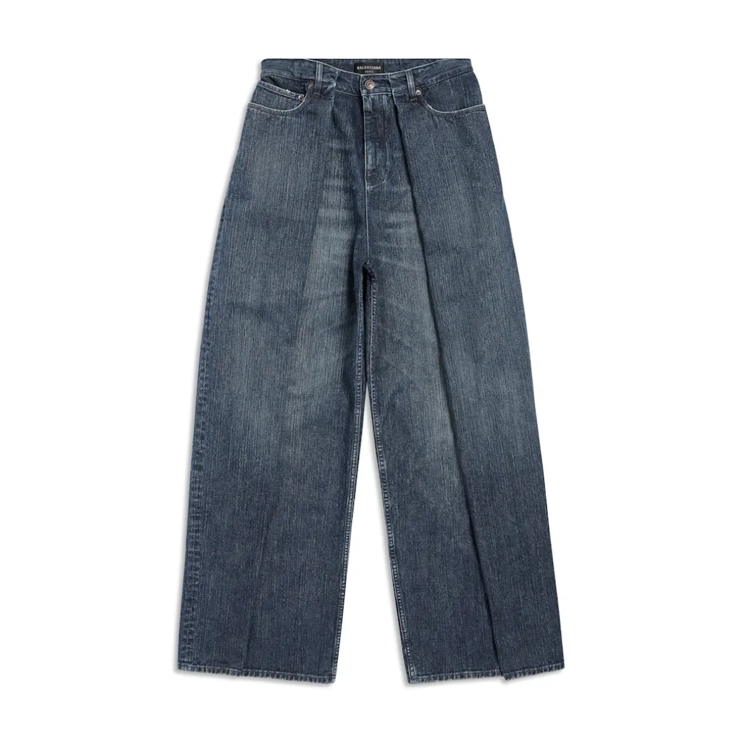 Pantaloni Double Side in Blu Scuro