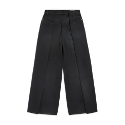 Pantaloni Double Side in Nero
