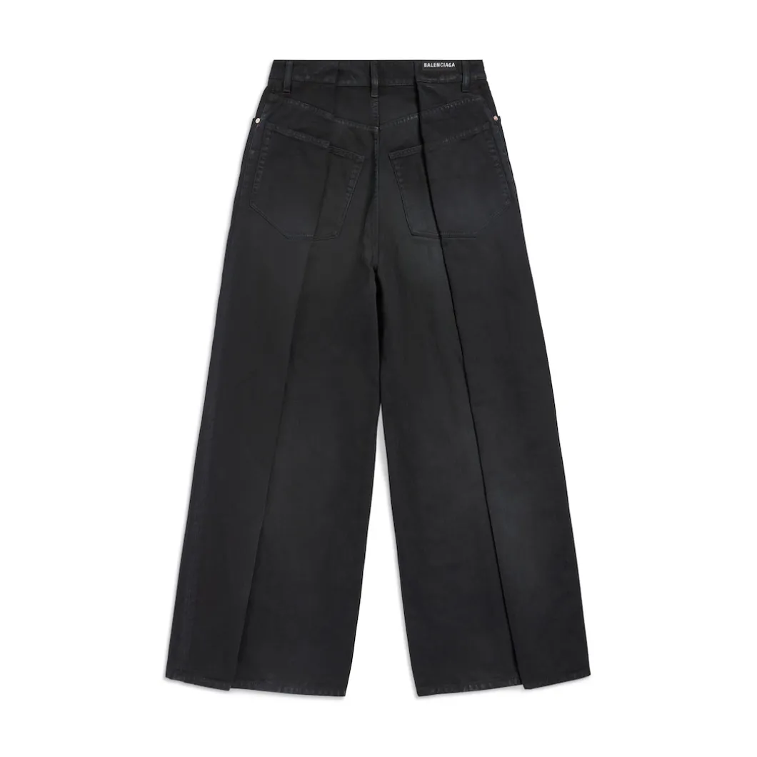 Pantaloni Double Side in Nero