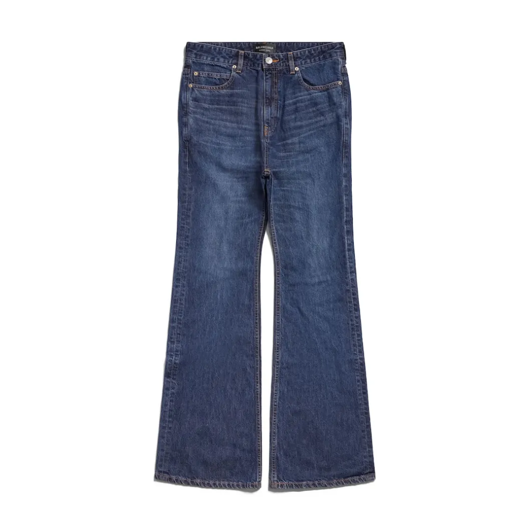 Pantaloni Flared da Donna in Blu Scuro