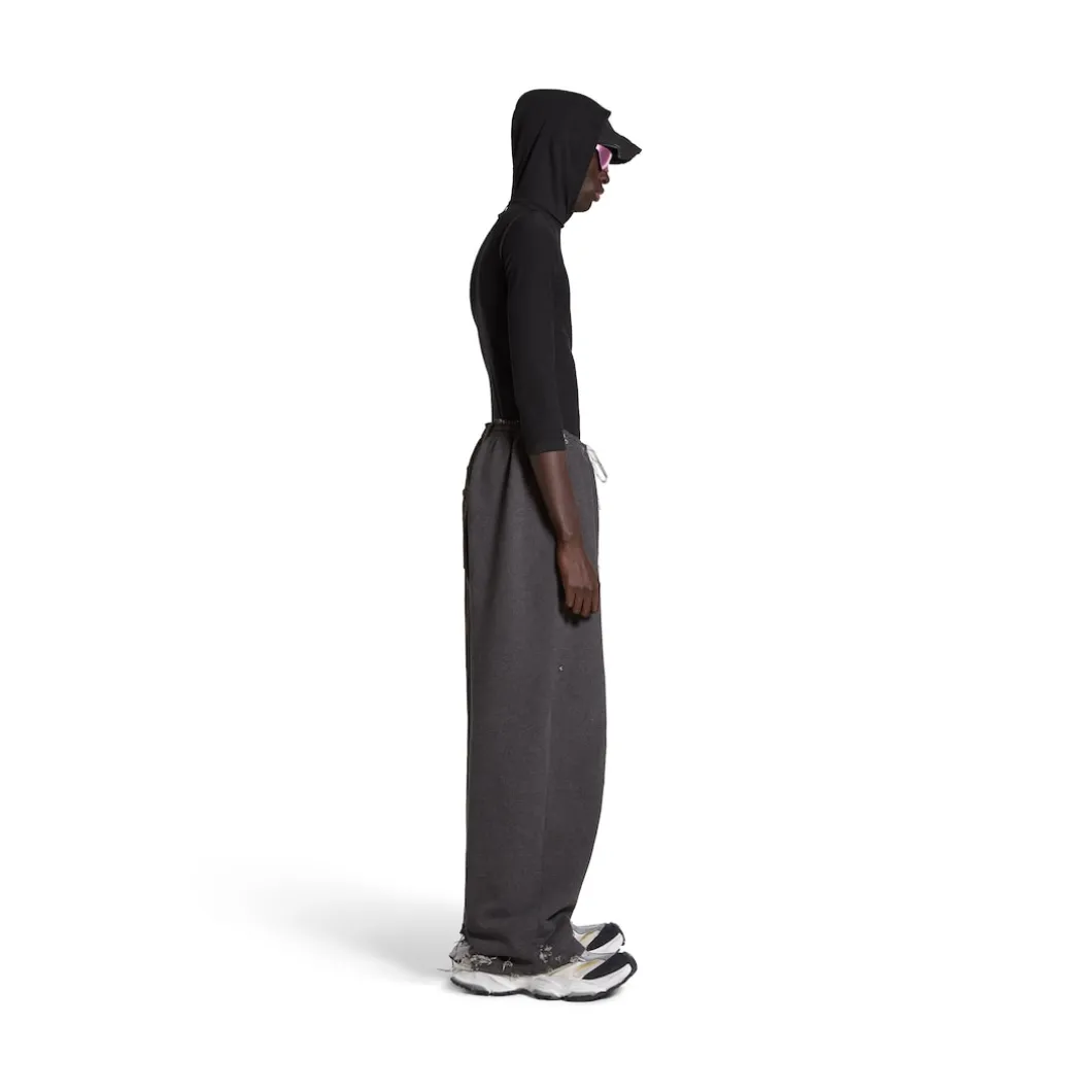 Pantaloni Hybrid Baggy in Marrone Scuro