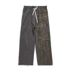 Pantaloni Hybrid Baggy in Marrone Scuro