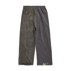 Pantaloni Hybrid Baggy in Marrone Scuro