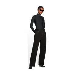 Pantaloni Large da Donna in Nero