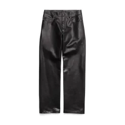Pantaloni Medium Fit in Nero