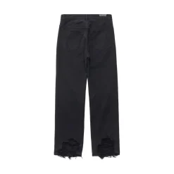 Pantaloni Medium Fit in Nero