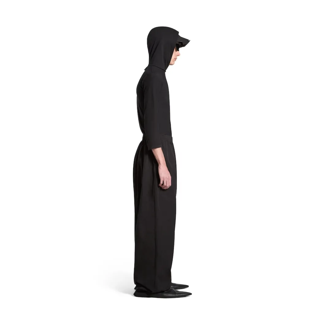 Pantaloni Pyjama Ampi in Nero
