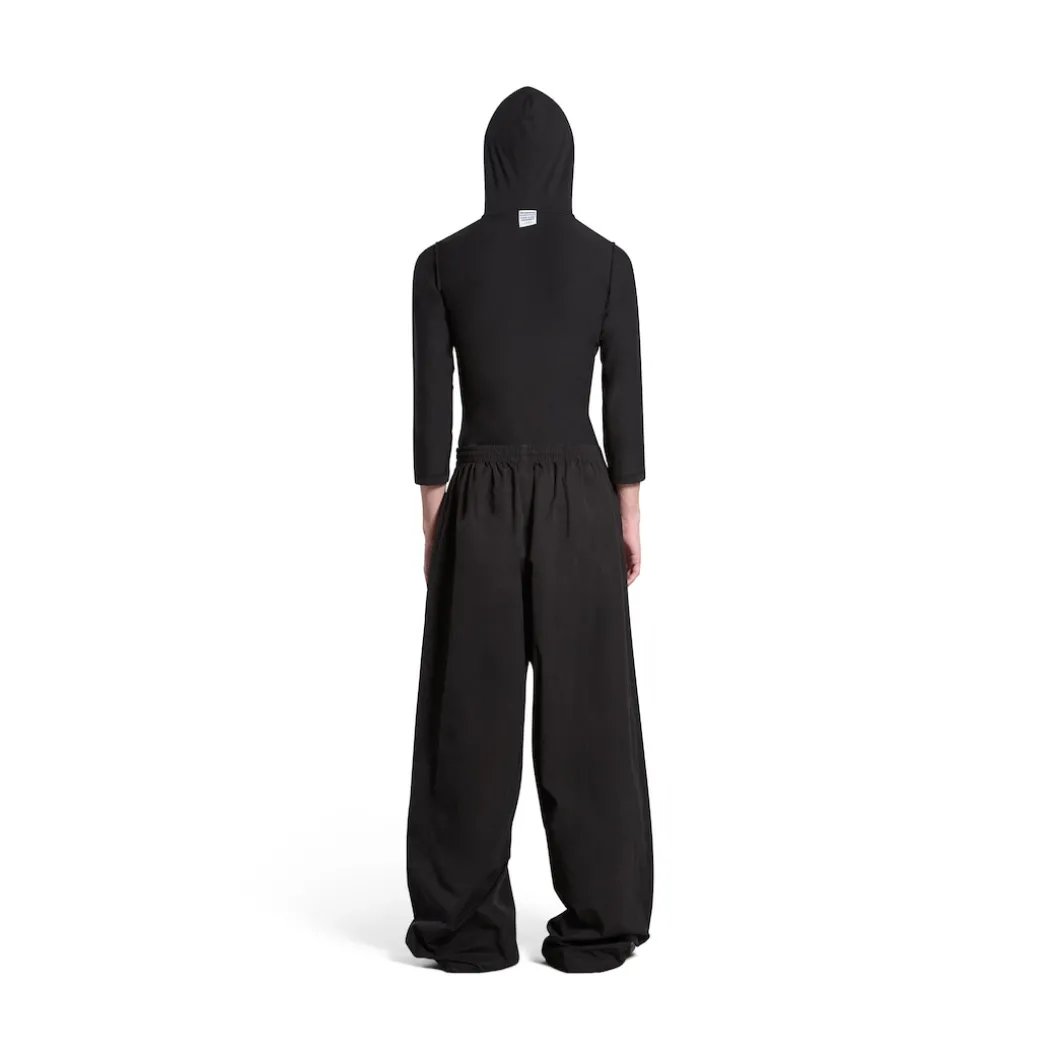 Pantaloni Pyjama Ampi in Nero