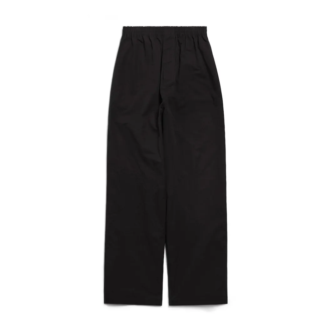 Pantaloni Pyjama Ampi in Nero