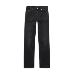 Pantaloni Slim in Nero Délavé