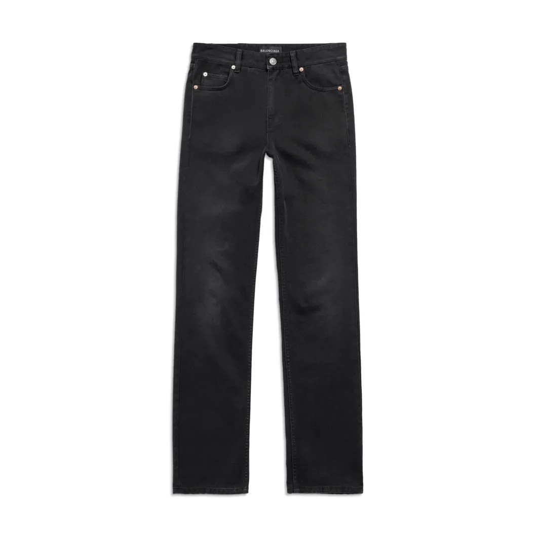 Pantaloni Slim in Nero Délavé