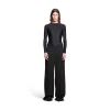 Pantaloni Tailored Regular Fit in Nero