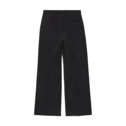 Pantaloni Tailored Regular Fit in Nero