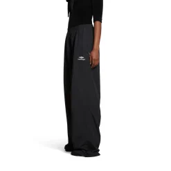 Pantaloni Tracksuit 3b Sports Icon in Nero