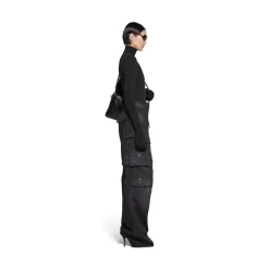 Pantashoes Knife Cargo Balenciaga da Donna in Nero
