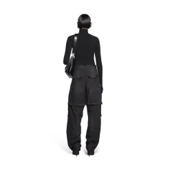 Pantashoes Knife Cargo Balenciaga da Donna in Nero