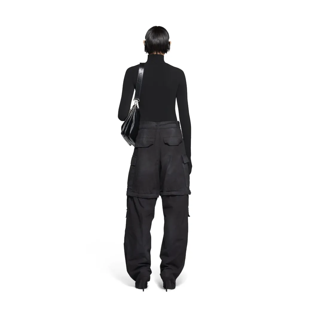 Pantashoes Knife Cargo Balenciaga da Donna in Nero