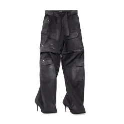 Pantashoes Knife Cargo Balenciaga da Donna in Nero