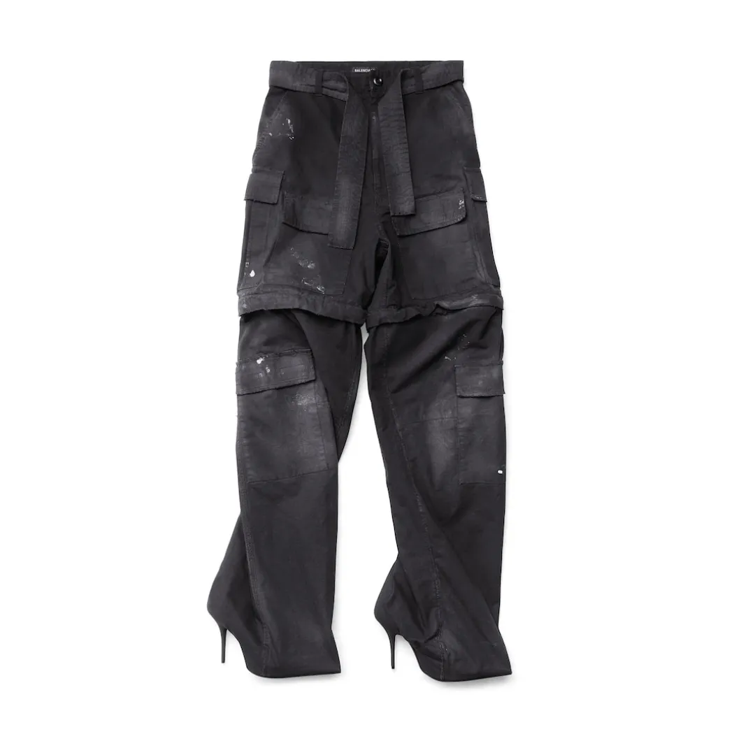 Pantashoes Knife Cargo Balenciaga da Donna in Nero
