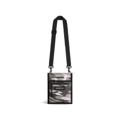 Pochette Con Tracolla Explorer Piccola Con Stampa Camouflage  da Uomo in Grigio