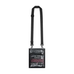 Pochette Explorer Piccola Con Tracolla Diy Metal Allover  da Uomo in Nero