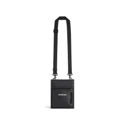 Pochette Explorer Piccola Con Tracolla da Uomo in Nero