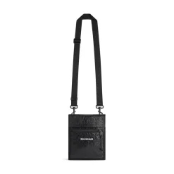 Pochette Explorer Piccola Con Tracolla da Uomo in Nero