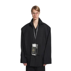 Porta Cellulare Passport da Uomo in Nero