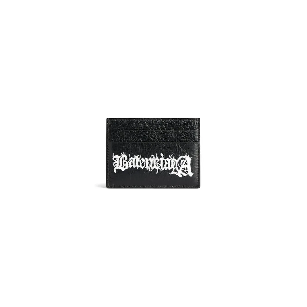 Portacarte Cash Diy Metal da Uomo in Nero/bianco