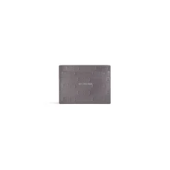 Portacarte Embossed Monogram In Box  da Uomo in Grigio Scuro