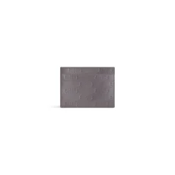 Portacarte Embossed Monogram In Box  da Uomo in Grigio Scuro