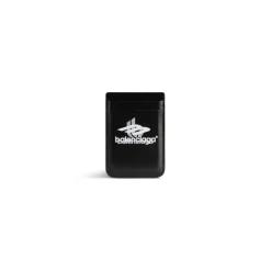 Portacarte Magnetico Cash In Vitello Box da Uomo in Nero